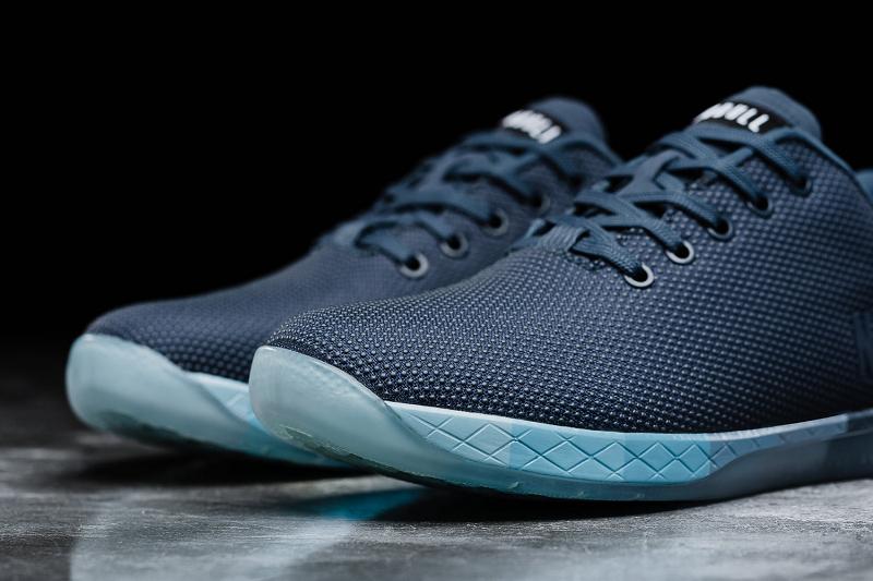 Men's Nobull Gradient Trainers Navy | SG R2178V
